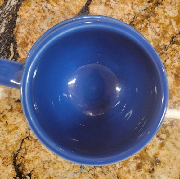 Fiestaware Jumbo Mug & Jumbo Saucer Set SAPPHIRE - Picture 3 of 10